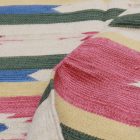 Indiai Kilim szőnyeg 140x200 modern kelim szőnyeg pamutból