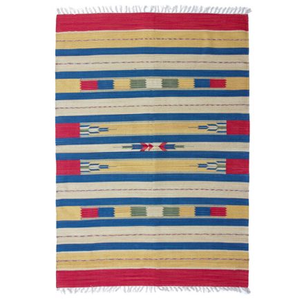 Indiai Kilim szőnyeg 120x180 modern kelim szőnyeg pamutból