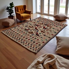   Nomád Kilim szőnyeg Adarskan 130x197 Kelim falvédő szőnyeg