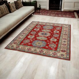 Kazak szőnyeg 155x200 kézi csomózású szőnyeg