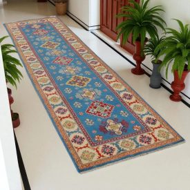  Kazak futószőnyeg 79x300 keleti kézi csomózású szőnyeg