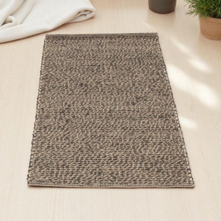 Vastag gyapjú szőnyeg 70x134 egyszínű nappali szőnyeg