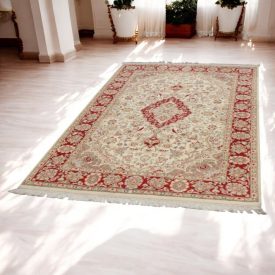 Isfahan szőnyeg 139x227 kézi csomózású perzsa szőnyeg
