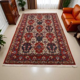  Bakhtiari perzsa szőnyeg 151x253 kézi csomózású iráni szőnyeg