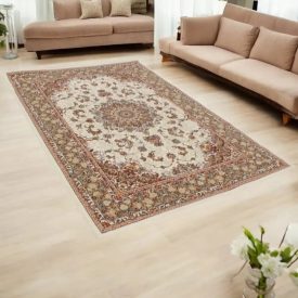Luxus szőnyeg bézs 200x300 minőségi nappali szőnyeg akrilból  -87010C200300