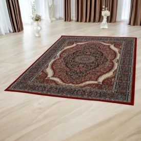 Luxus szőnyeg bordó 80x120 elegáns akril szőnyeg  -872120R80120