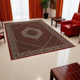 Luxus szőnyeg bordó 160x230 minőségi nappali szőnyeg akrilból  -87238R160230