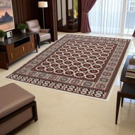 Luxus szőnyeg bézs 200x300 elegáns nappali szőnyeg akrilból  -872417C200300