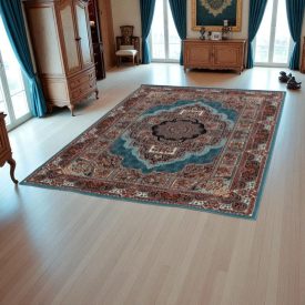 Luxus szőnyeg türkiz 140x200 minőségi akril szőnyeg  -872421B140200