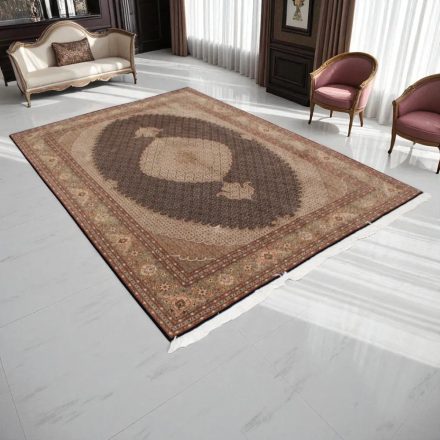 Tabriz szőnyeg 200x286 kézi csomózású iráni szőnyeg a nappaliba
