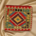 Kézi szövésű Kilim párnahuzat 45x45 afgán díszpárna