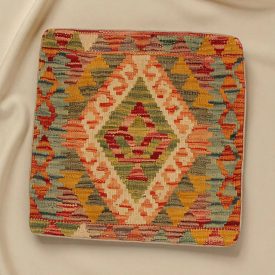 Kilim párnahuzat 45x45 kézi szövésű díszpárna