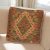 Kézi szövésű Kilim párnahuzat 45x45 afgán díszpárna