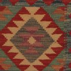 Kézi szövésű Kilim párnahuzat 45x45 afgán díszpárna