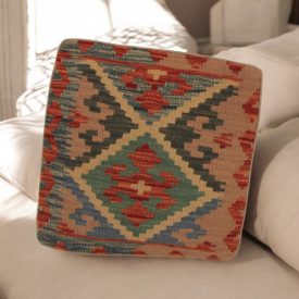 Kézi szövésű párnahuzat 45x45 Kilim díszpárna