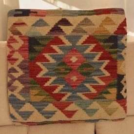 Kilim párnahuzat 45x45 kézi szövésű díszpárna