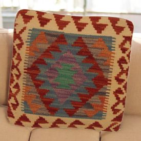 Kilim párnahuzat 45x45 kézi szövésű díszpárna