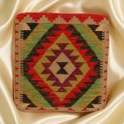 Kézi szövésű párna 45x45 Kilim párnahuzat