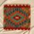 Kilim díszpárna 45x45 kézi szövésű párnahuzat
