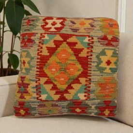 Kilim párnahuzat 50x50 kézi szövésű díszpárna