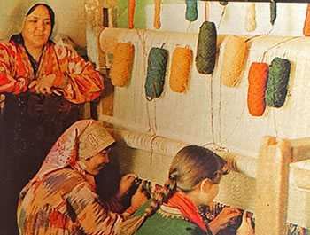 Kilim szőnyeg készítése