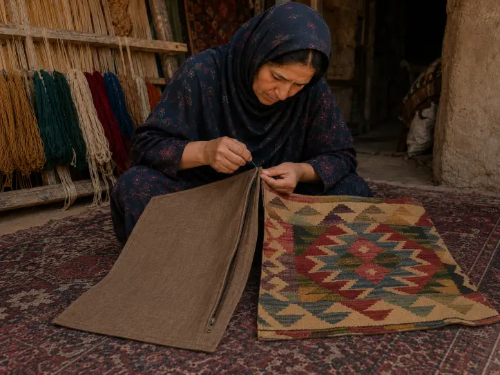 Autentikus Kilim párnahuzatok Pakisztánból